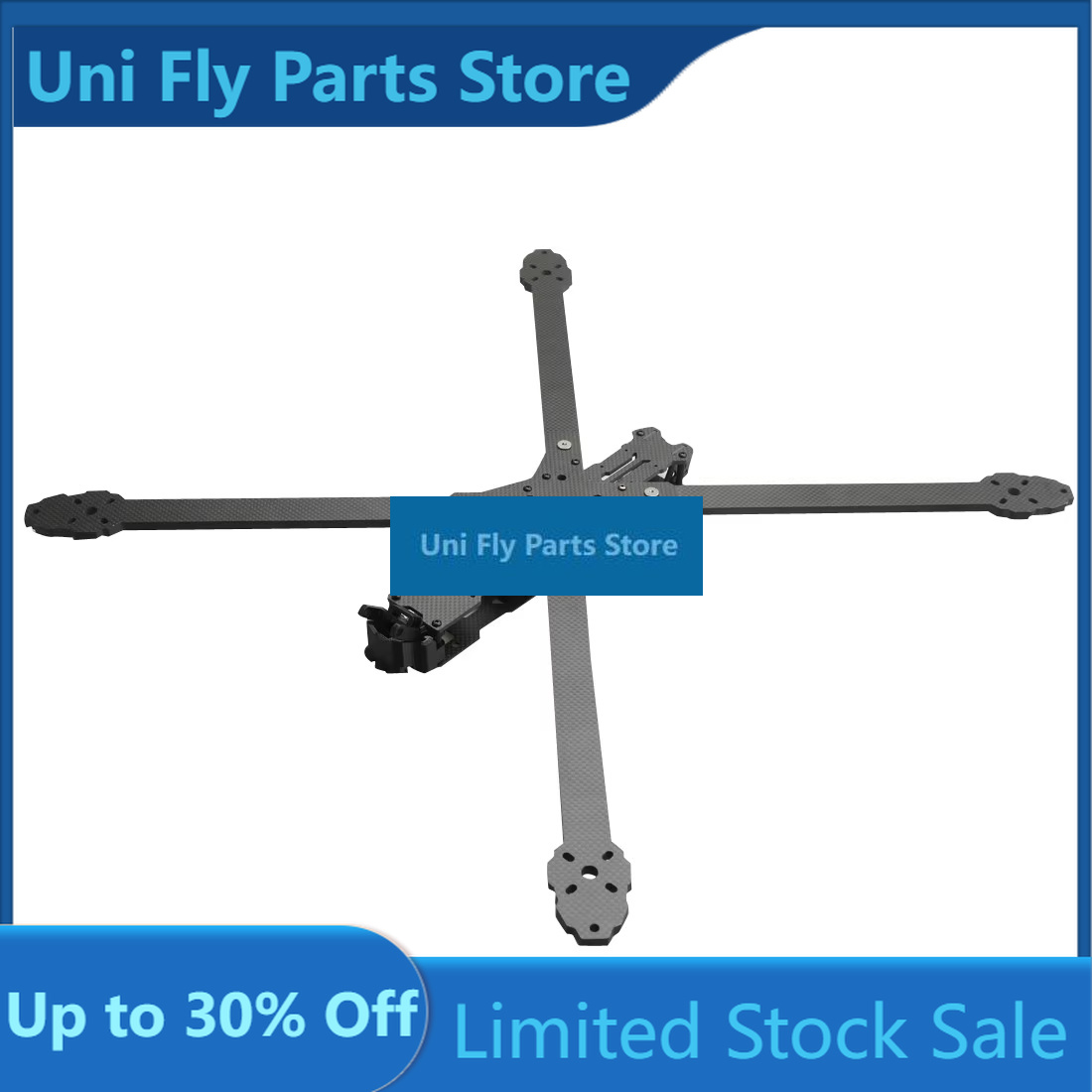 Drone Rc V4 - ชุดโครงโดรน UniFlyGX-V4 ขนาด 13 นิ้ว/15 นิ้ว