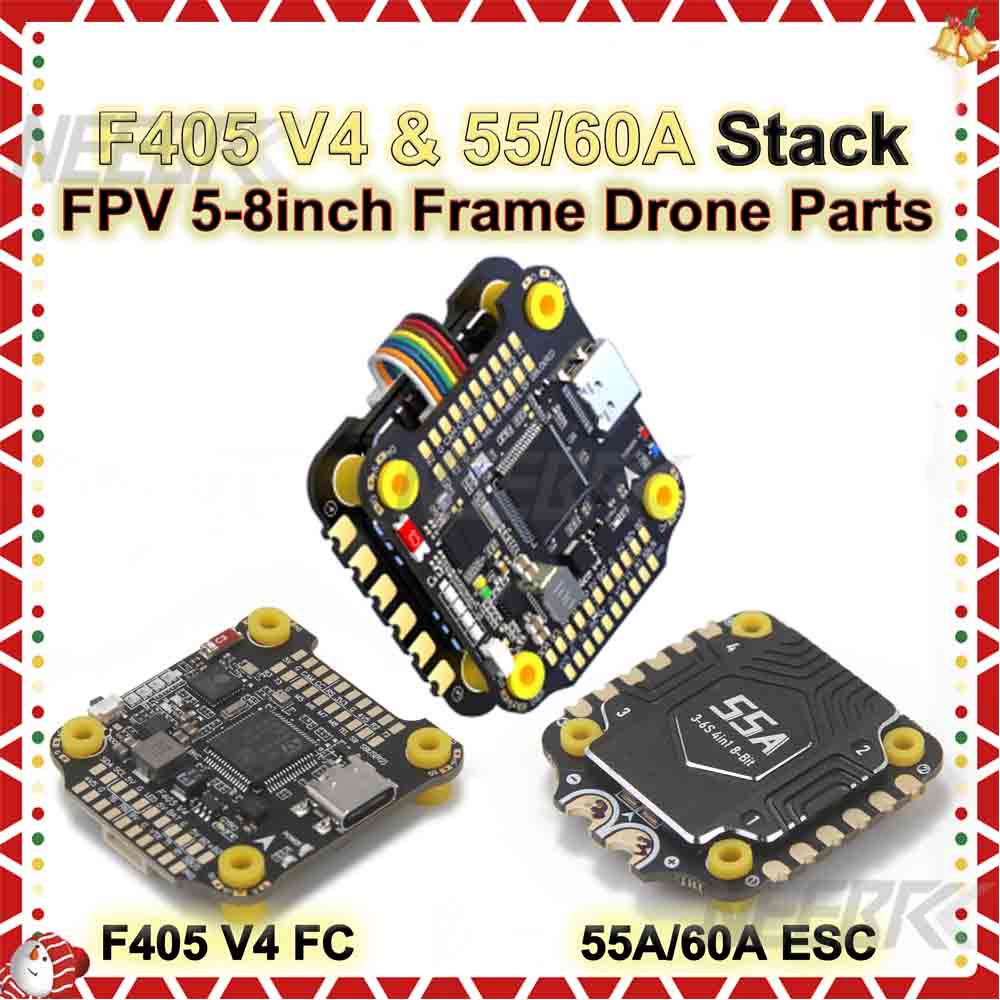 Drone Rc V4 - ชุดควบคุมการบิน F405 V4 F4 Stack พร้อม