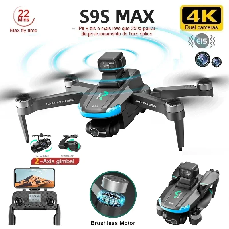 Drone Z - ใหม่S9S MAX MINI Drone 4K 2