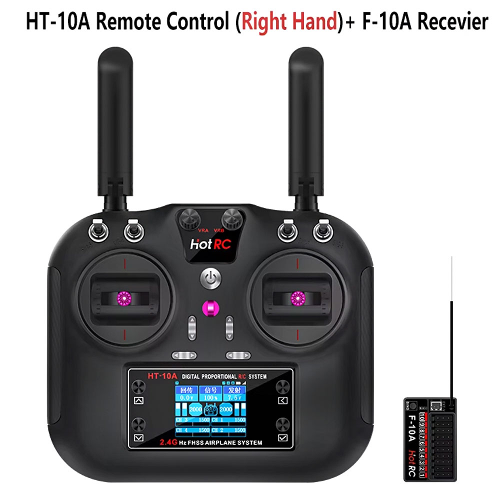 Drone And Car - Hotrc HT-10A 2.4G 10CH เครื่องส่งสัญญาณ F10A