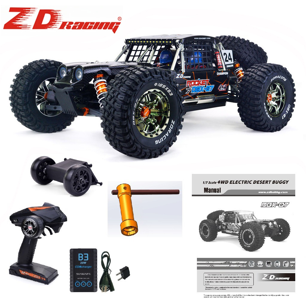 Esc 4In1 Brushless - ZD รถแข่ง DBX-07 mobil RC 1/7