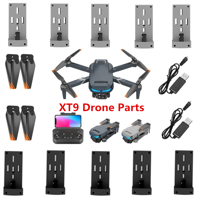 Drone Rc Xt9 - XT9 แบตเตอรี่โดรน LS-XT9 XT9 มืออาชีพ 4K