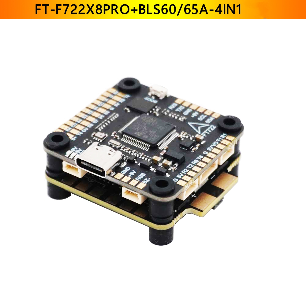 Esc 4In1 Brushless - 60A BLHELI_S 4IN1 3-6S ตัวควบคุมความเร็วแบบไร้แปรงถ่าน 30.5*30.5