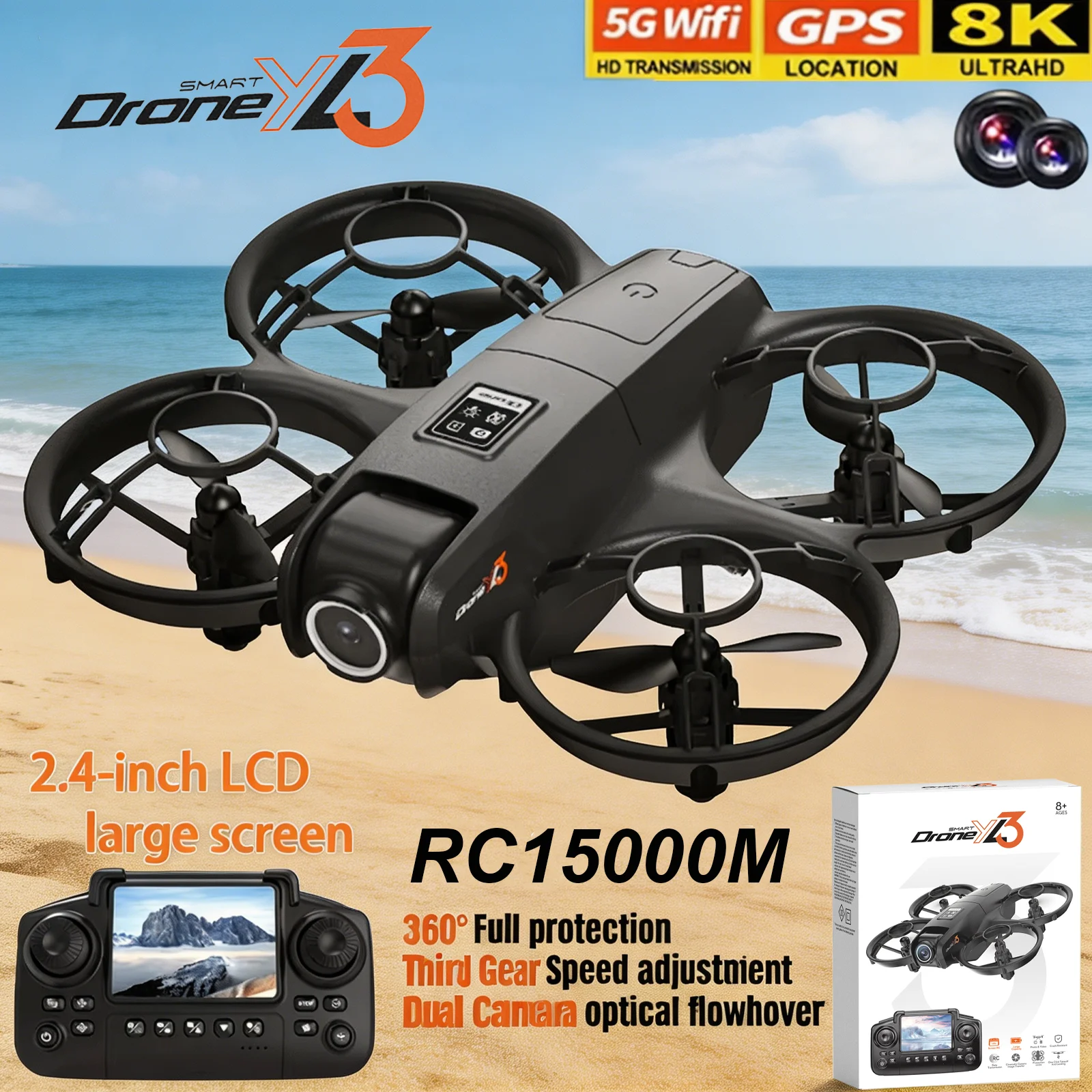 Drone Rc Harness - โดรน YL3 RC รุ่นใหม่ 8K 1080P