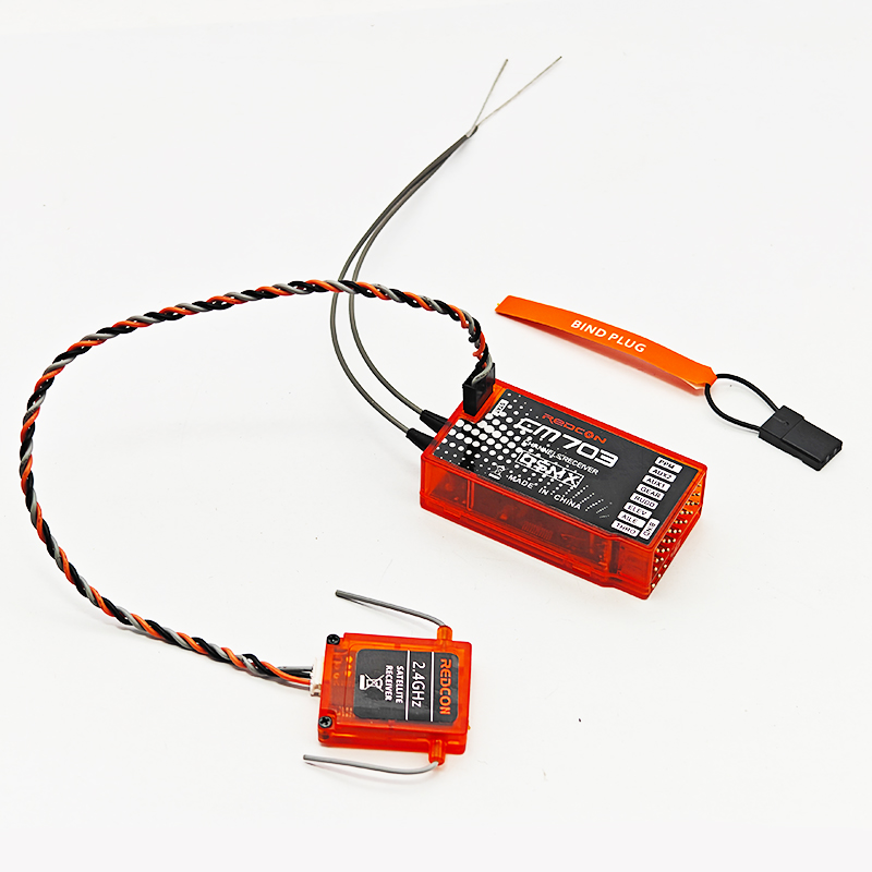 Drone Rc Controller And Receiver - CM703ตัวรับสัญญาณ2.4GHz RX 7 7ช่องสัญญาณพร้อมดาวเทียม ppm และ