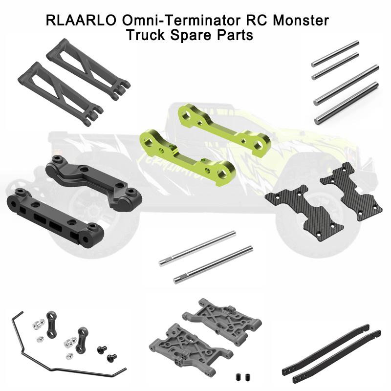 Rc Suspension Arm - RLAARLO Omni-Terminator RC อะไหล่รถยนต์ แขนช่วงล่าง รหัสเมาท์เสริมความแข็งแรง