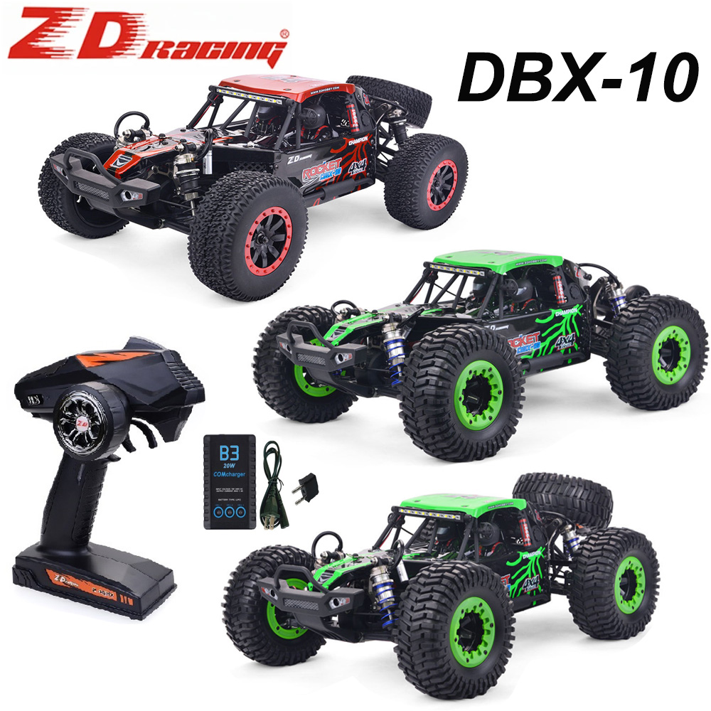Esc 4In1 Brushless - DBX-10จรวดแข่ง ZD 1/10 mobil RC รถทะเลทราย4WD