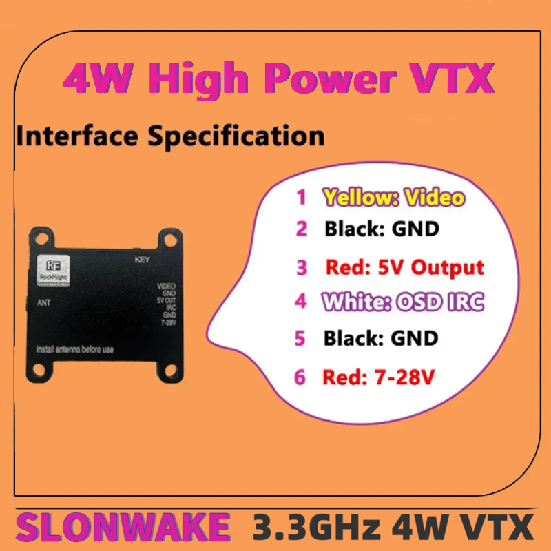 เครื่องส่งสัญญาณวิดีโอ SLONWAK - Drone And Car บทวิจารณ์และราคา