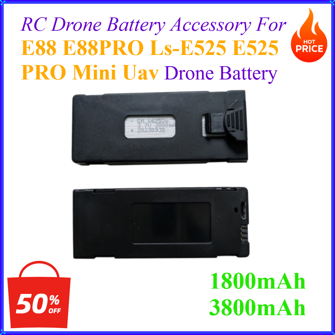 3.7V 1800mAh 3800mAh RC โดรนแบ - Drone Ls Rc บทวิจารณ์และราคา