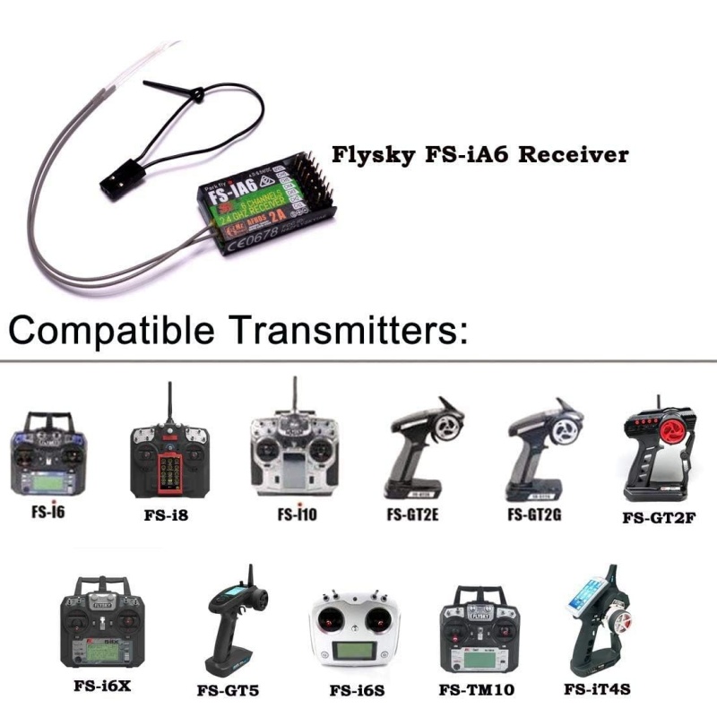 ฟลายสกาย FS-IA6 ตัวรับสัญญาณ 6 - Drone Rc Racing บทวิจารณ์และราคา