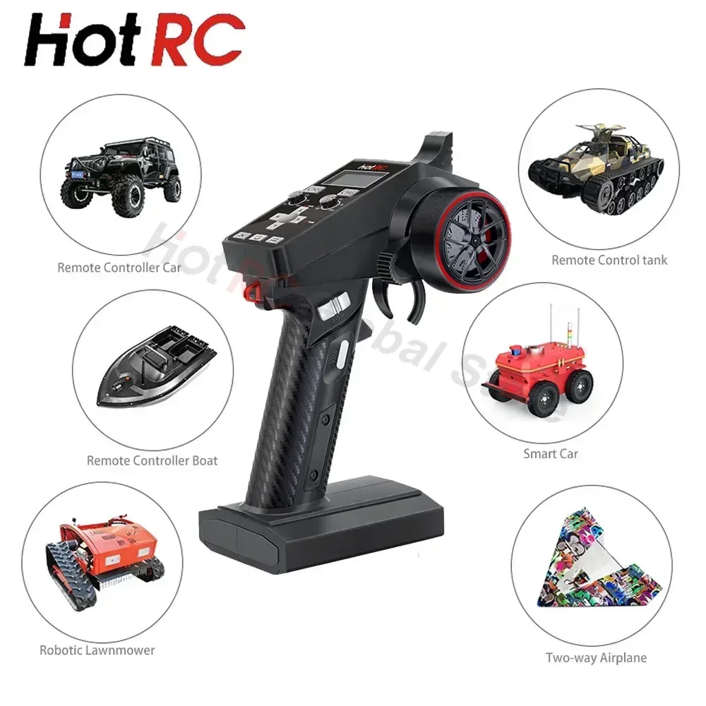 HotRC CT-6A 2.4G 6CH 6 ช่องสัญ - Drone And Car บทวิจารณ์และราคา