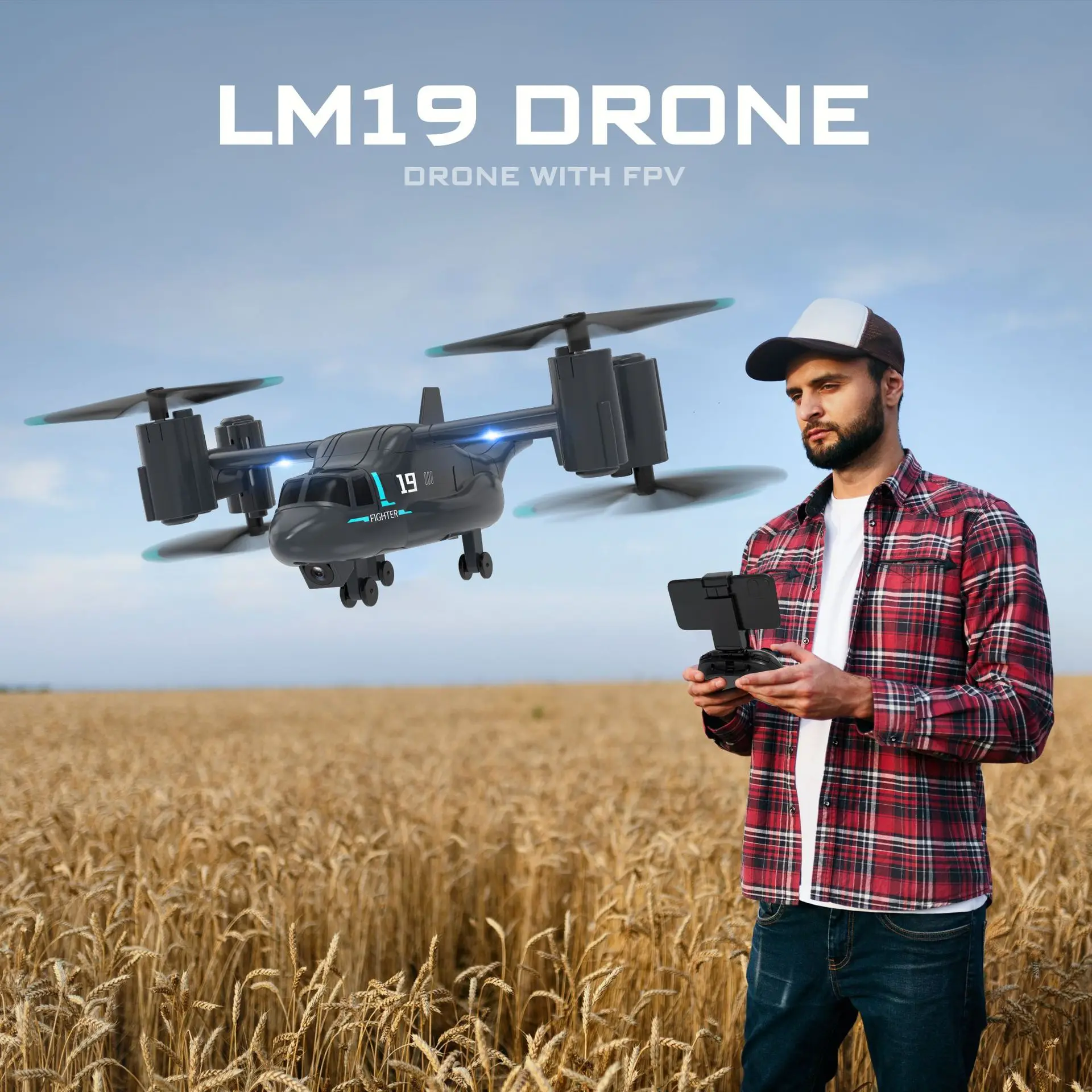 LM19 เฮลิคอปเตอร์บังคับวิทยุ โ - Drone Rc Jet บทวิจารณ์และราคา