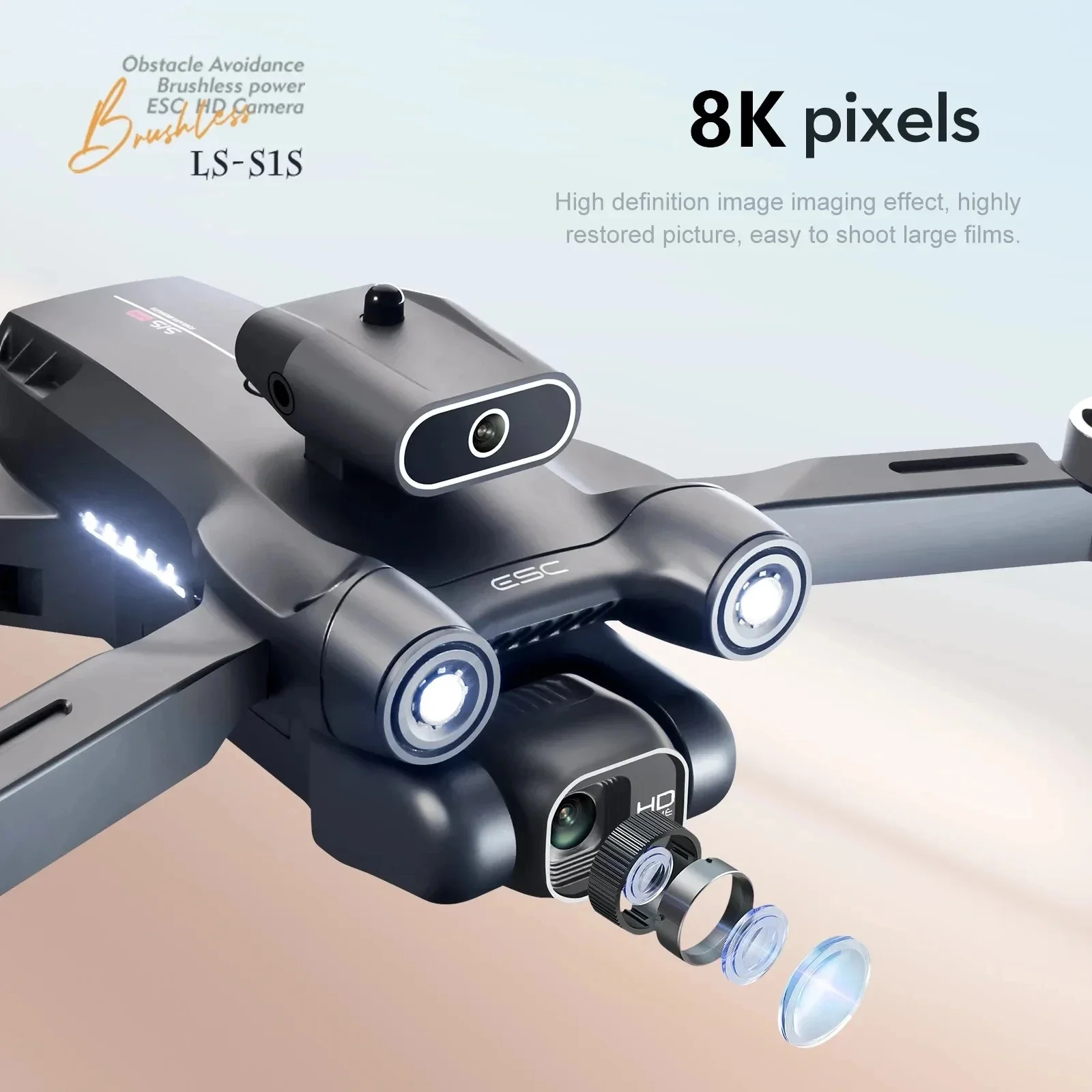 โดรนติด GPS 5G S1S ใหม่กล้องโด - Drone Z บทวิจารณ์และราคา