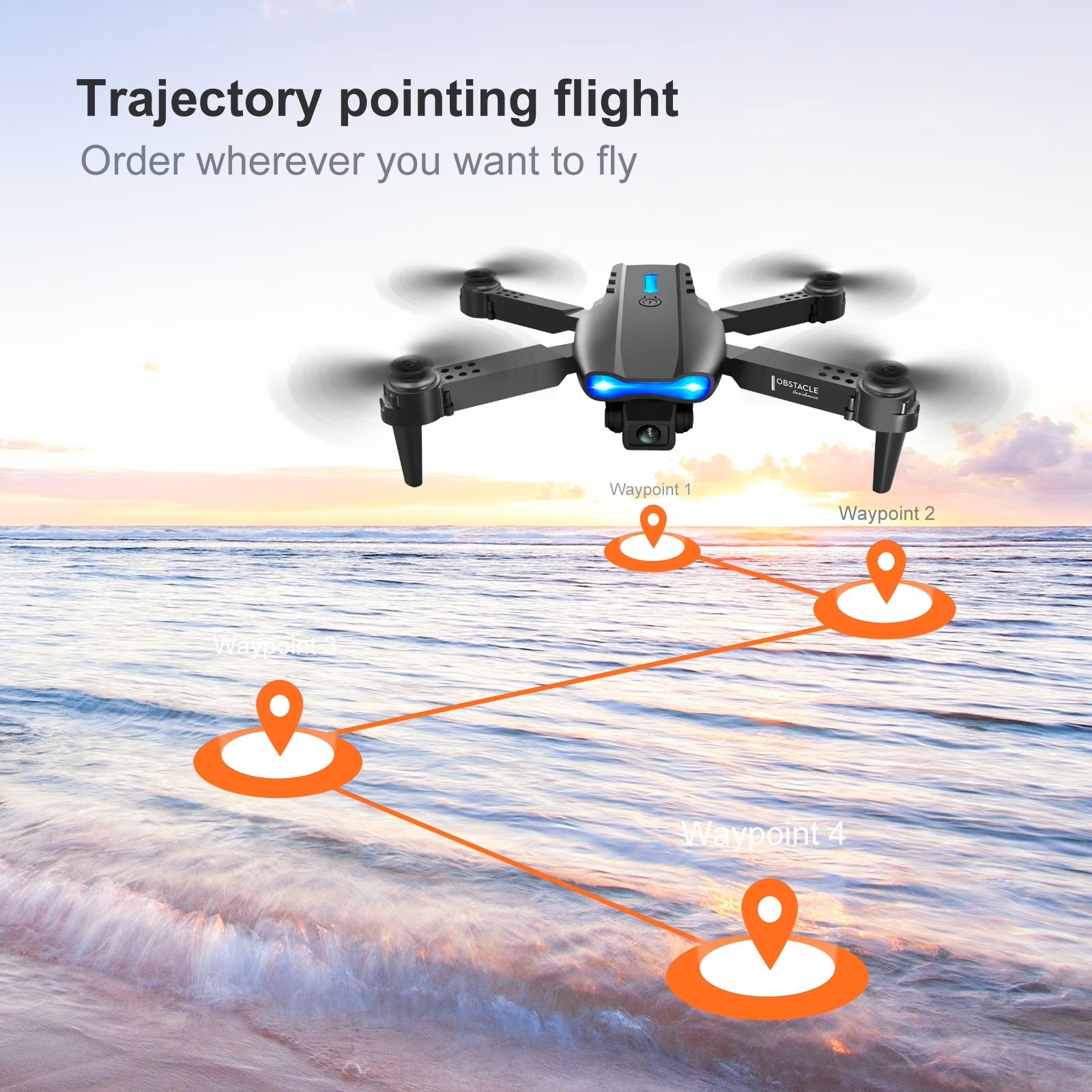 โดรนพับได้รุ่น E88PRO MAX ปี 2 - Drone Z บทวิจารณ์และราคา