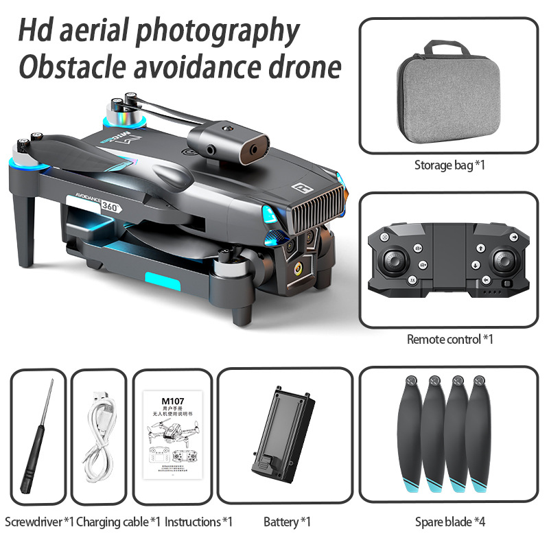 M107 RC Drone แบบพับได้ - กล้อ - Drone Rc Foldable บทวิจารณ์และราคา