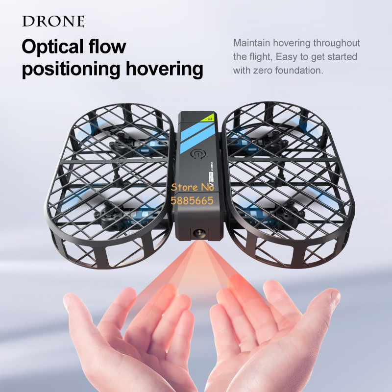 กล้อง 8K HD 360 °   การป้องกัน - Drone Rc Foldable บทวิจารณ์และราคา