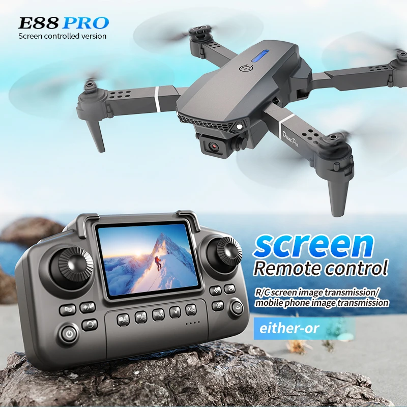 Professional E88 PRO Drone หน้ - Drone Z บทวิจารณ์และราคา