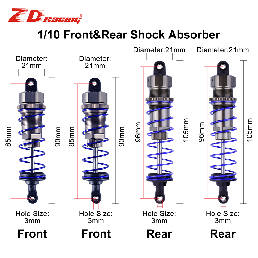 โช้คอัพหน้า ZD Racing ขนาด 105 - Rc Suspension Arm บทวิจารณ์และราคา