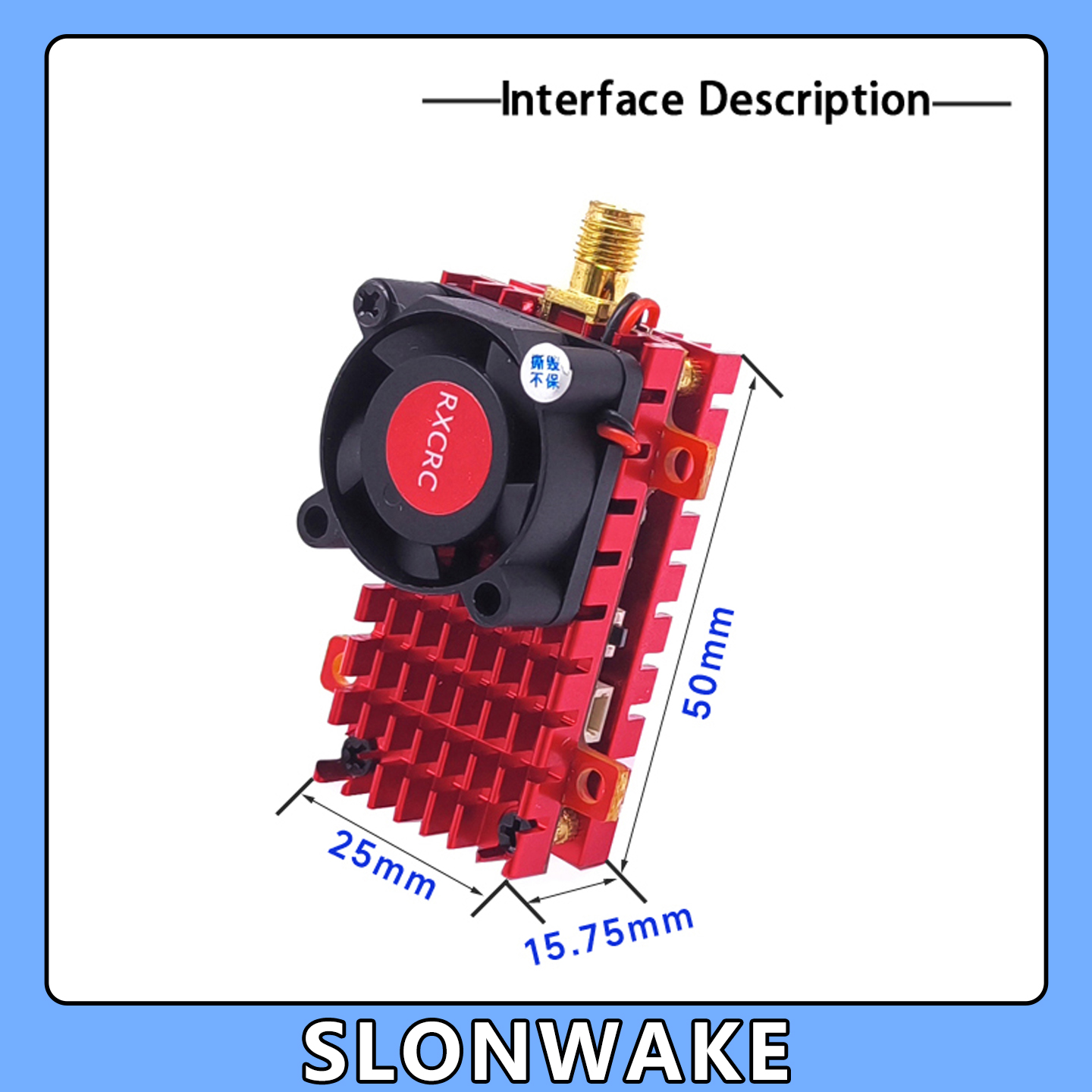 SLONWAKE 5.8G 2W VTX FPV กล้อง - Drone Z บทวิจารณ์และราคา