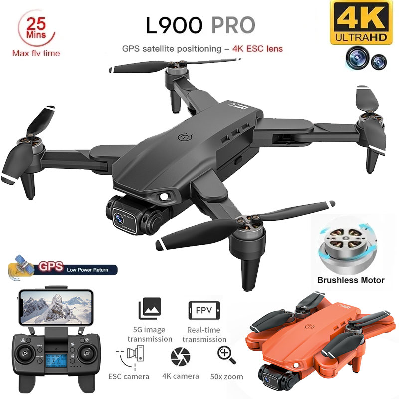 โดรน4K L900โปร GPS โดรน4K กล้อ - Drone Rc Harness บทวิจารณ์และราคา