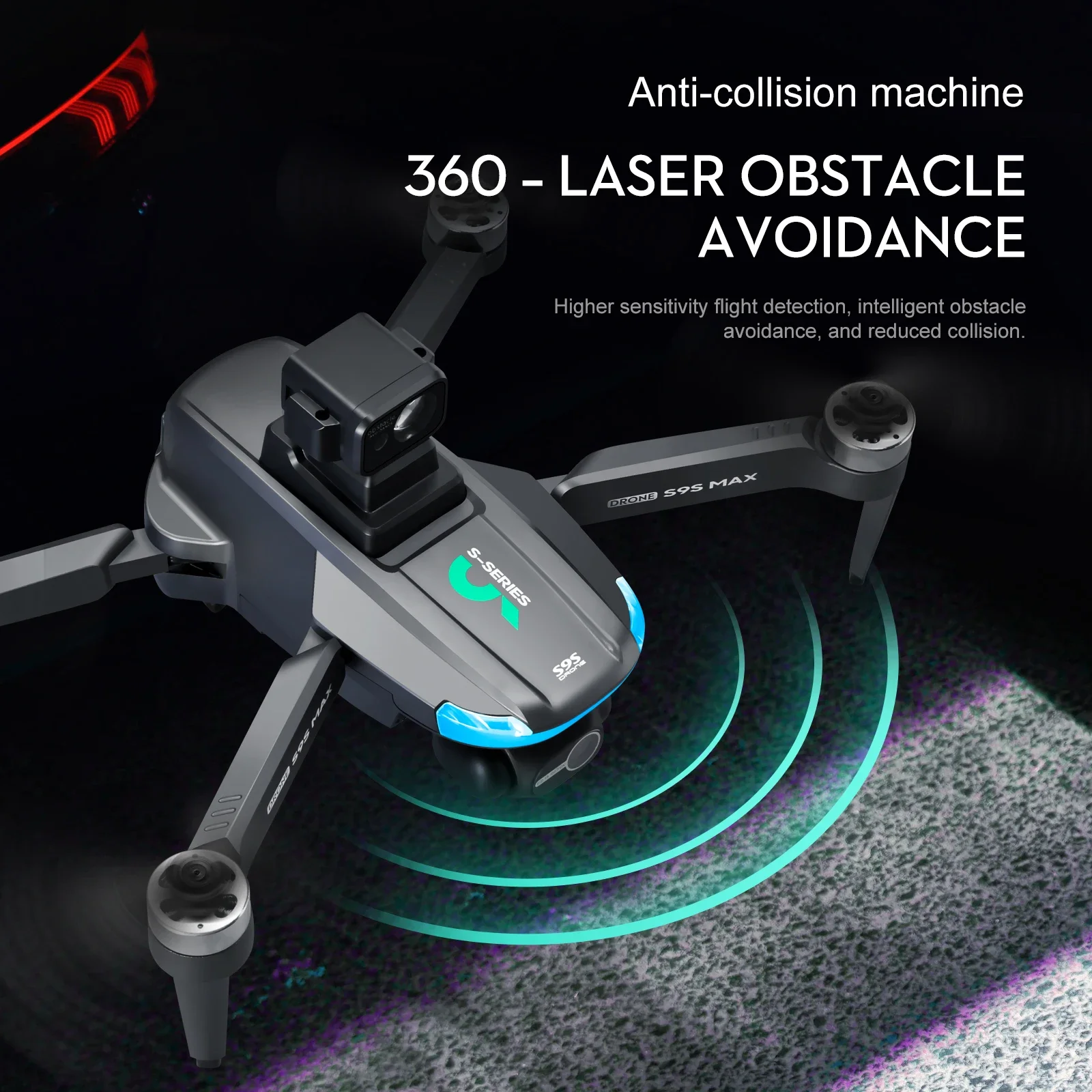 ใหม่S9S MAX MINI Drone 4K 2 แก - Drone Z บทวิจารณ์และราคา