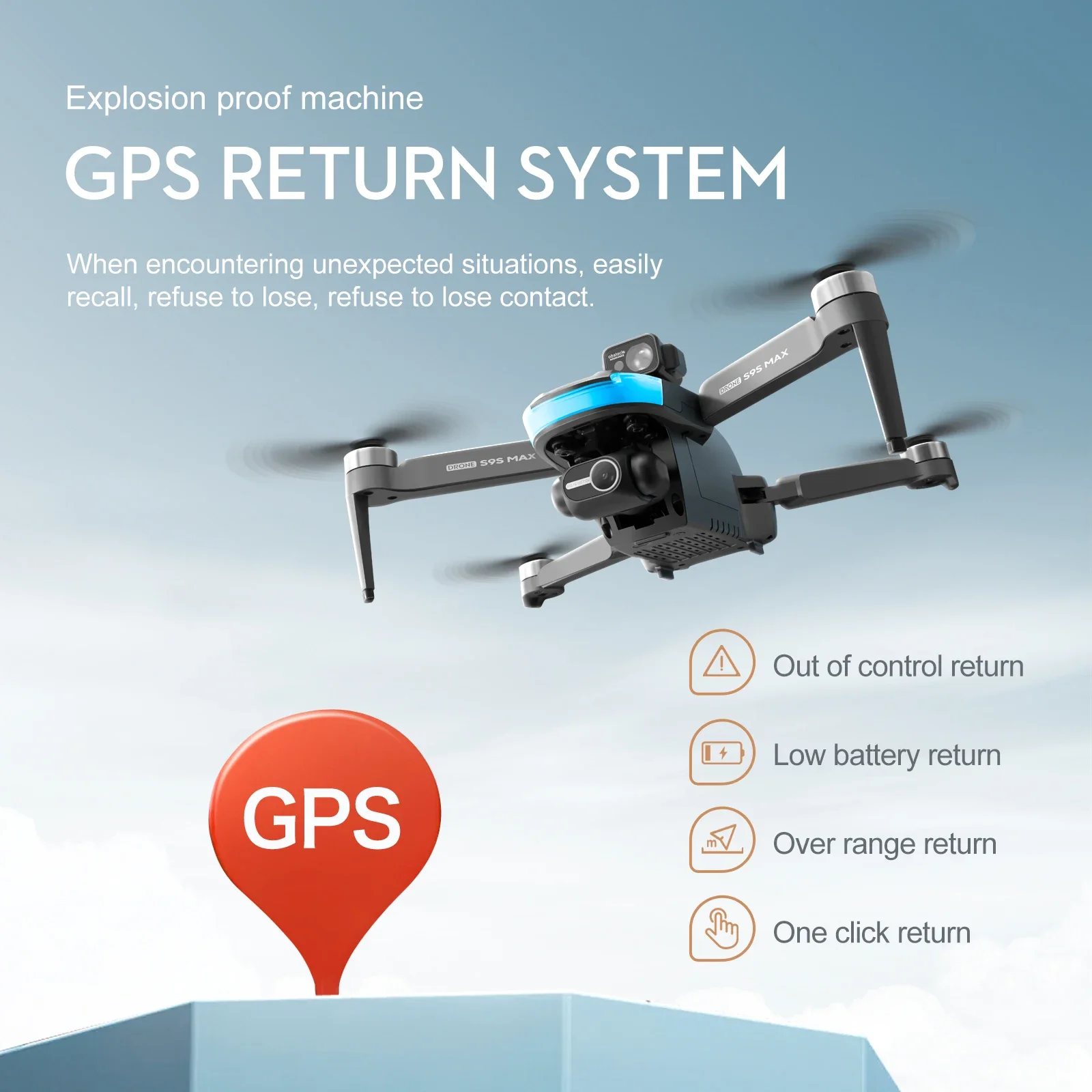 ใหม่S9S MAX MINI Drone 4K 2 แก - Drone Z บทวิจารณ์และราคา