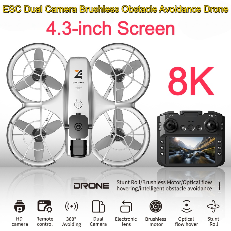 โดรน 8K ESC กล้องคู่ ควอดคอปเต - Esc 4In1 Brushless บทวิจารณ์และราคา