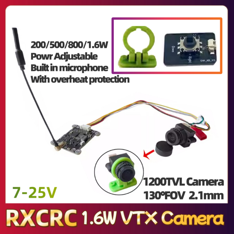 โมดูล RXCRC 5.8G 48CH 1.6W VTX - Drone Rc Controller And Receiver บทวิจารณ์และราคา