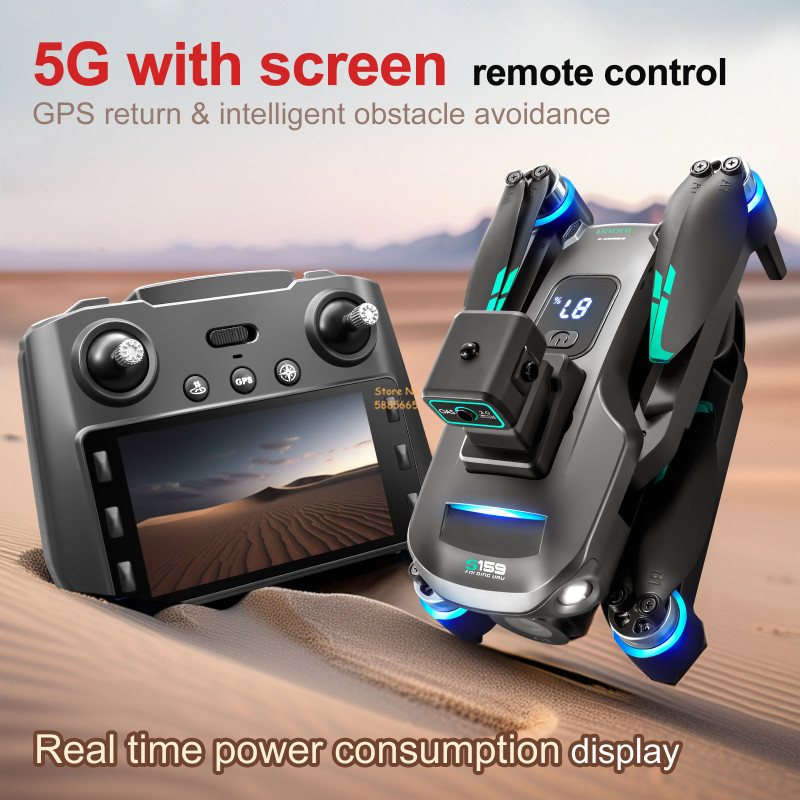 8K กล้องคู่ 5G WIFI FPV รีโมทค - Drone Z บทวิจารณ์และราคา