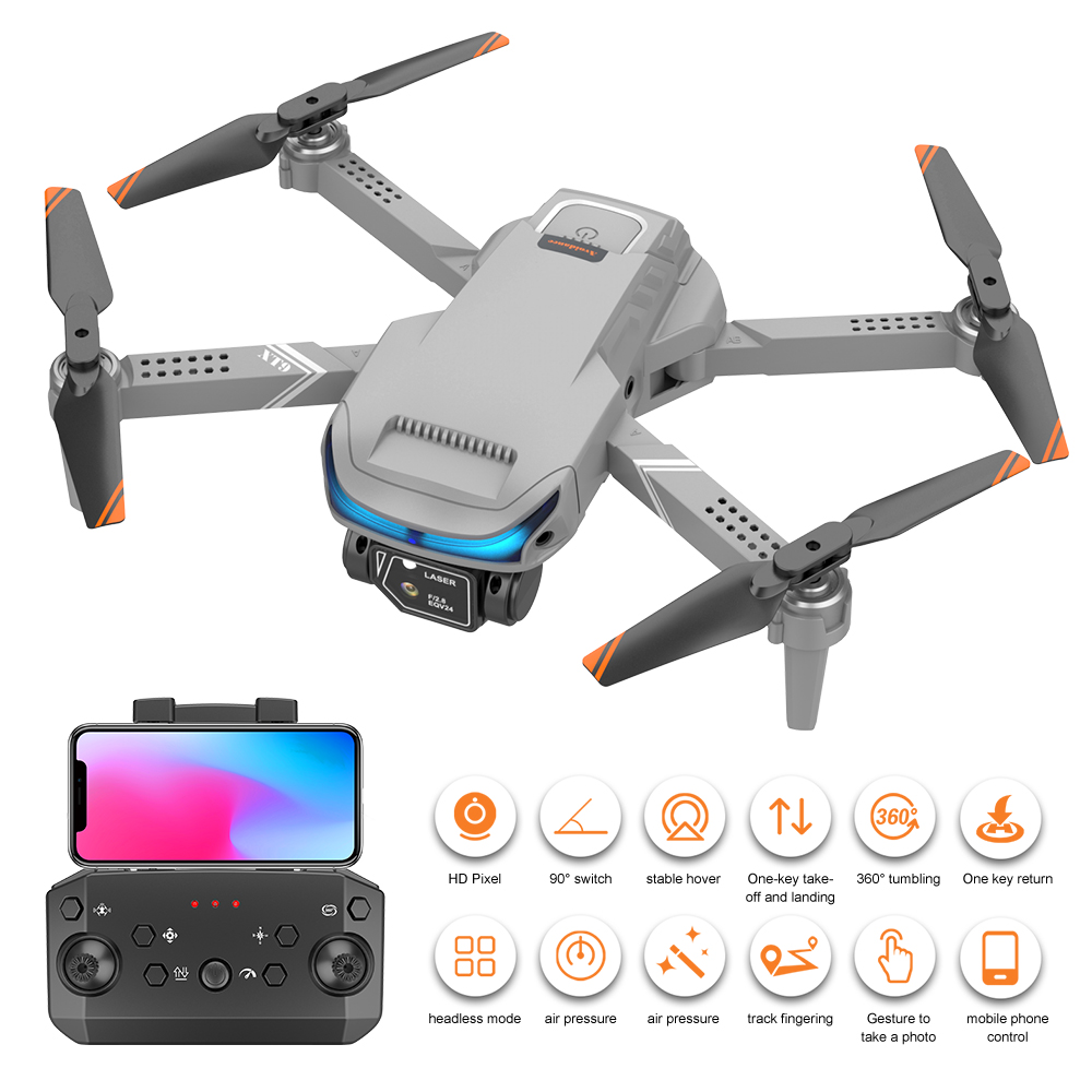 2024โดรนจีพีเอสรุ่นใหม่4K เลนส - Drone Rc Xt9 บทวิจารณ์และราคา