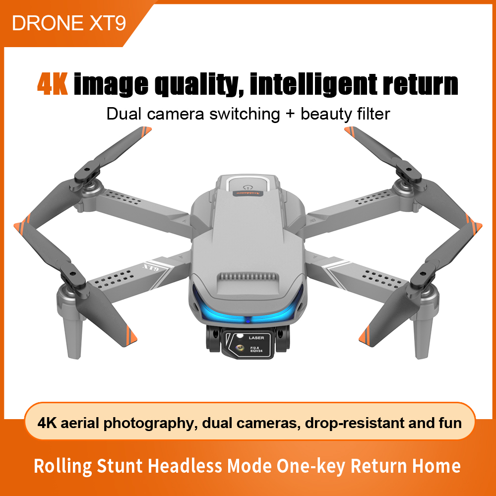2024โดรนจีพีเอสรุ่นใหม่4K เลนส - Drone Rc Xt9 บทวิจารณ์และราคา