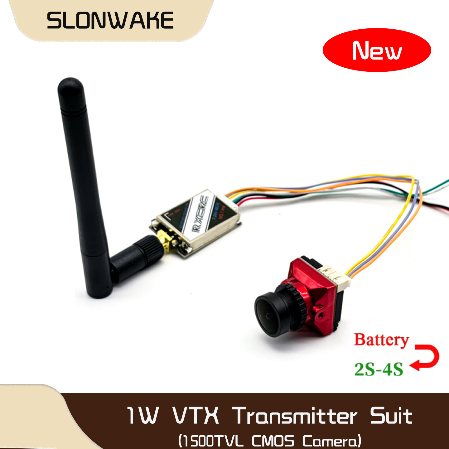 SLONWAKE 5.8G 48CH 1W VTX 100/ - Drone Rc Controller And Receiver บทวิจารณ์และราคา