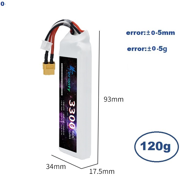 2S 7.4V LiPo แบตเตอรี่ 3300mAh - Drone Rc Leading บทวิจารณ์และราคา