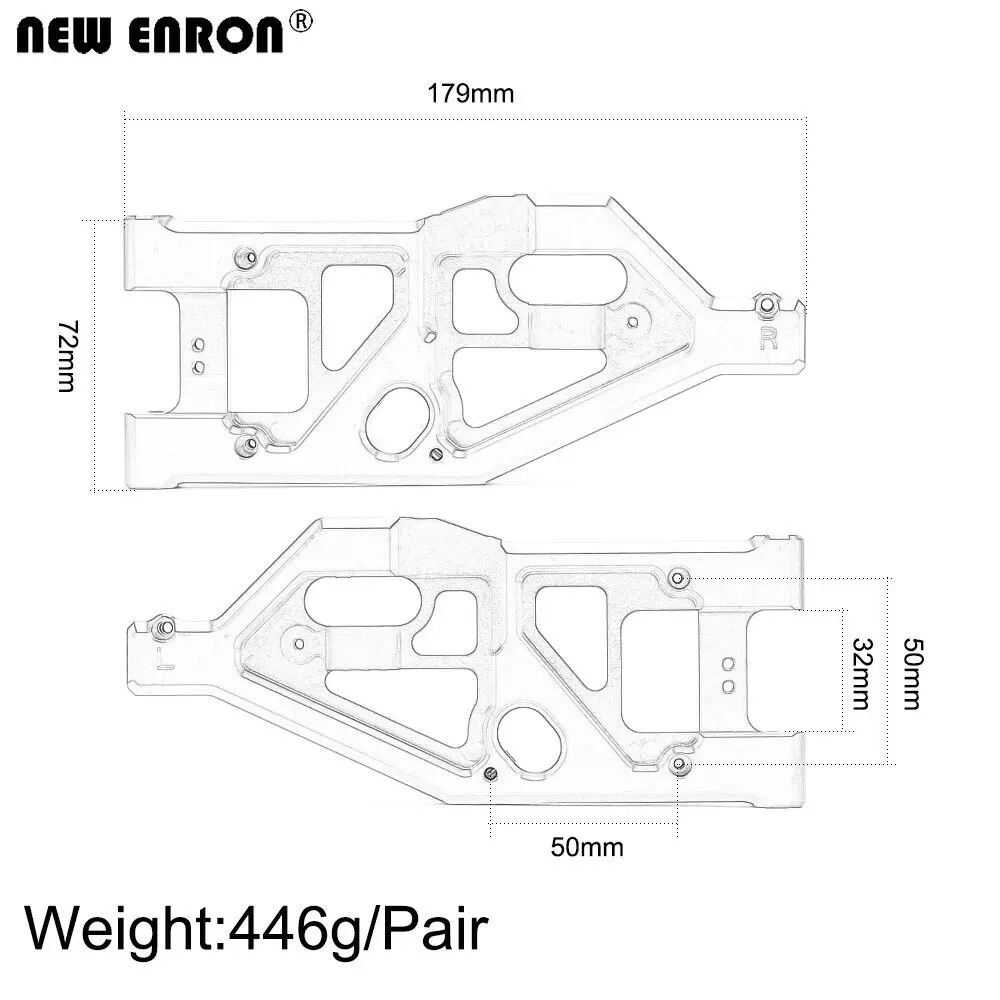 NEW ENRON Aluminium 6061 แขนช่ - Rc Suspension Arm บทวิจารณ์และราคา