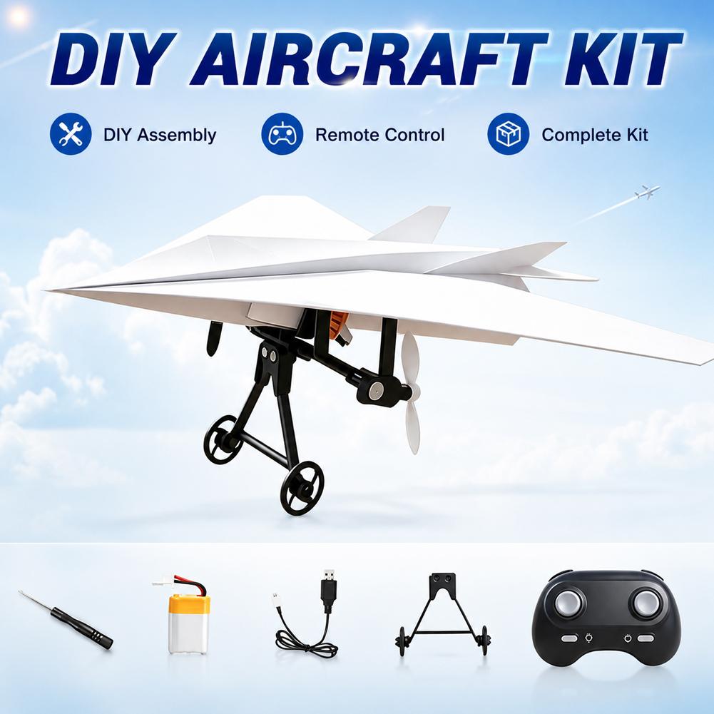 เครื่องบินกระดาษบังคับวิทยุแบบ - Drone Rc Jet บทวิจารณ์และราคา