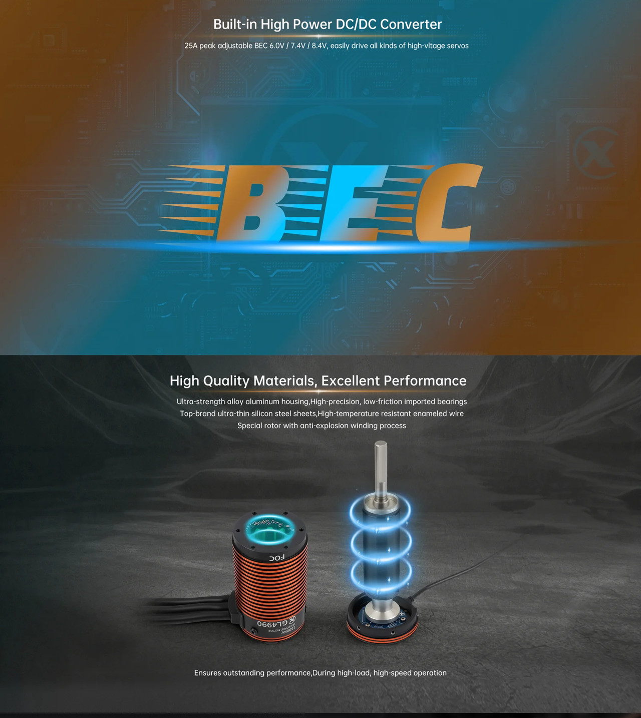 มอเตอร์ไร้แปรงถ่าน XC COMBO FO - Esc 4In1 Brushless บทวิจารณ์และราคา