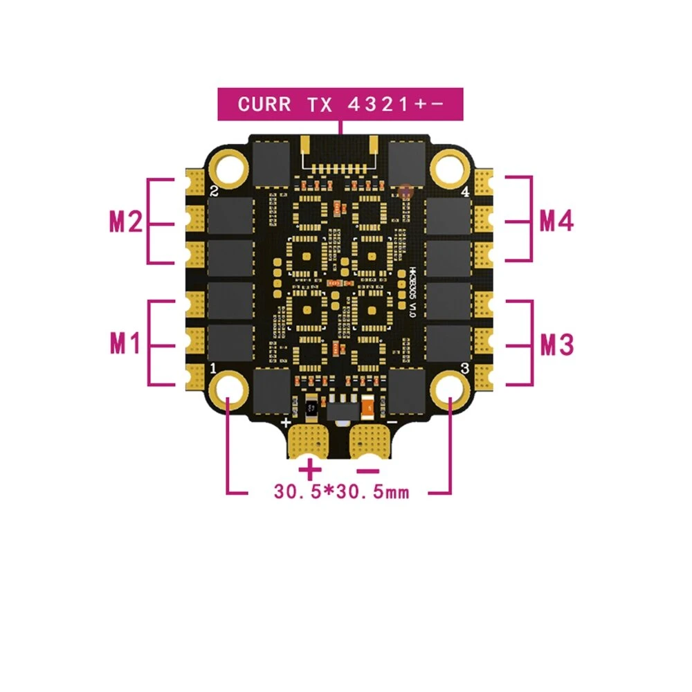 HAKRC 60A Blheli_32 2-6S 4 In  - Esc 4In1 Brushless บทวิจารณ์และราคา