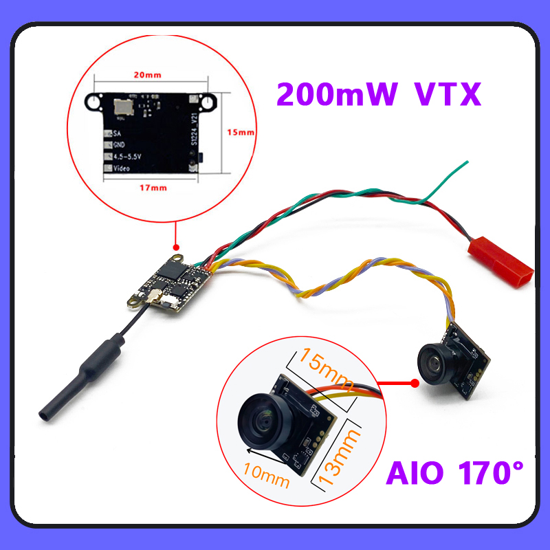 SLONWAKE 5.8G 1200TVL กล้อง FP - Drone Rc Controller And Receiver บทวิจารณ์และราคา