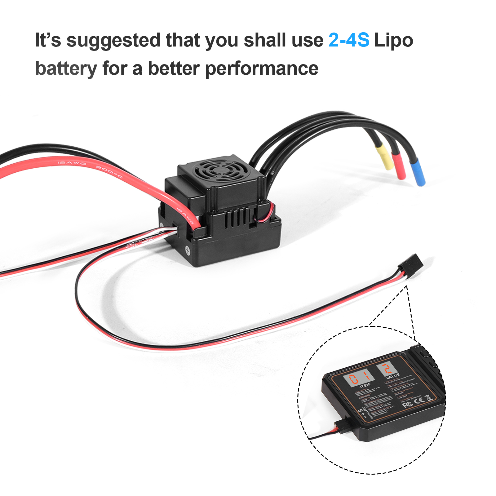 อัพเกรดเซนเซอร์ 60A 80A 120A S - Esc 4In1 Brushless บทวิจารณ์และราคา