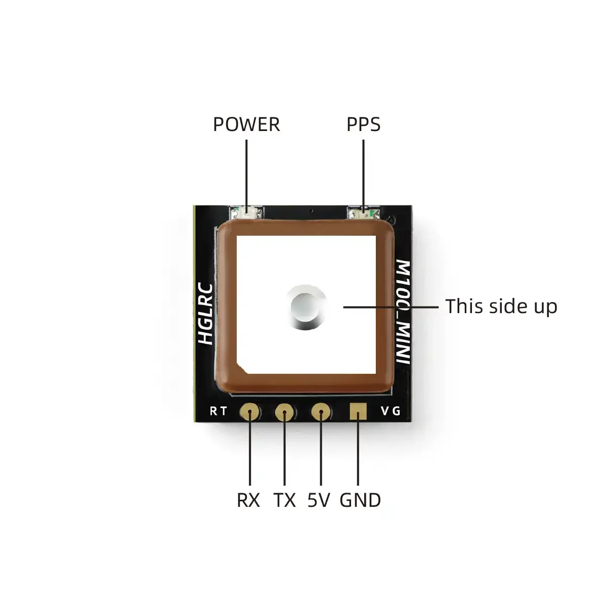 HGLRC M100 MINI GPS โมดูล M10  - Drone Rc Leading บทวิจารณ์และราคา