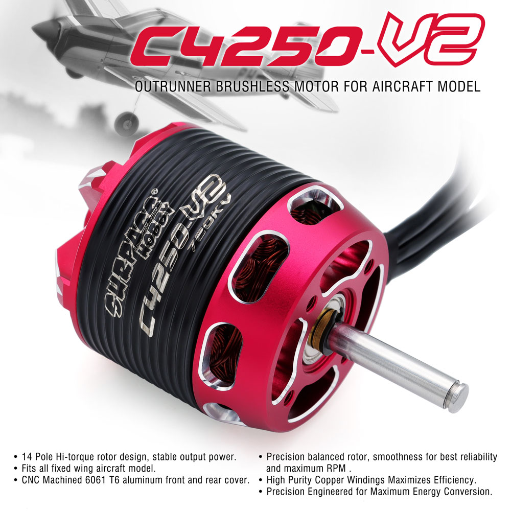 มอเตอร์ไร้แปรงถ่าน SURPASS HOB - Drone Rc Jet บทวิจารณ์และราคา