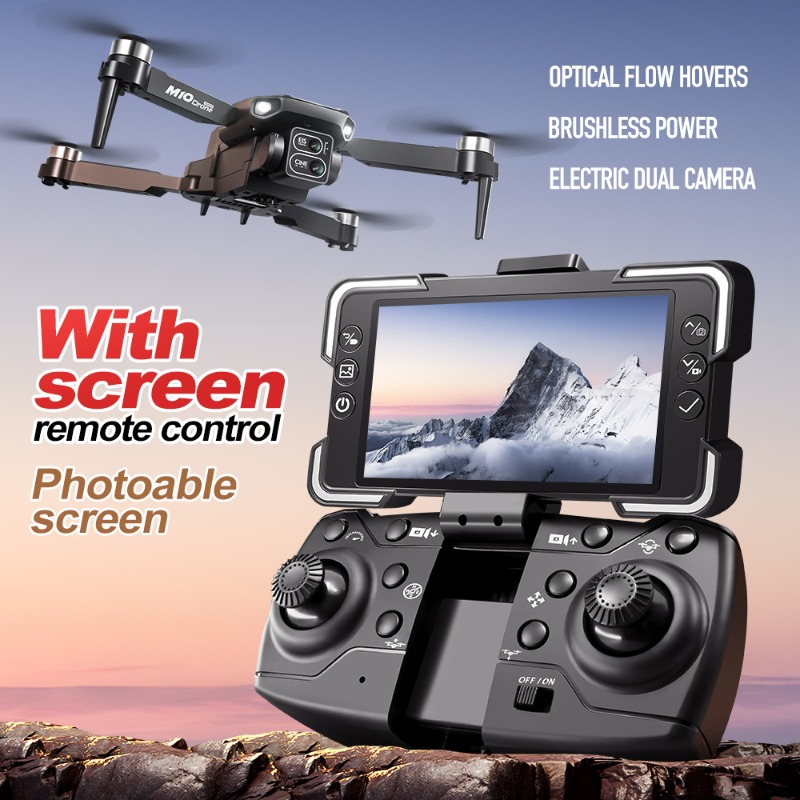 โดรนกล้อง M10 พร้อมรีโมทคอนโทร - Drone Rc App บทวิจารณ์และราคา