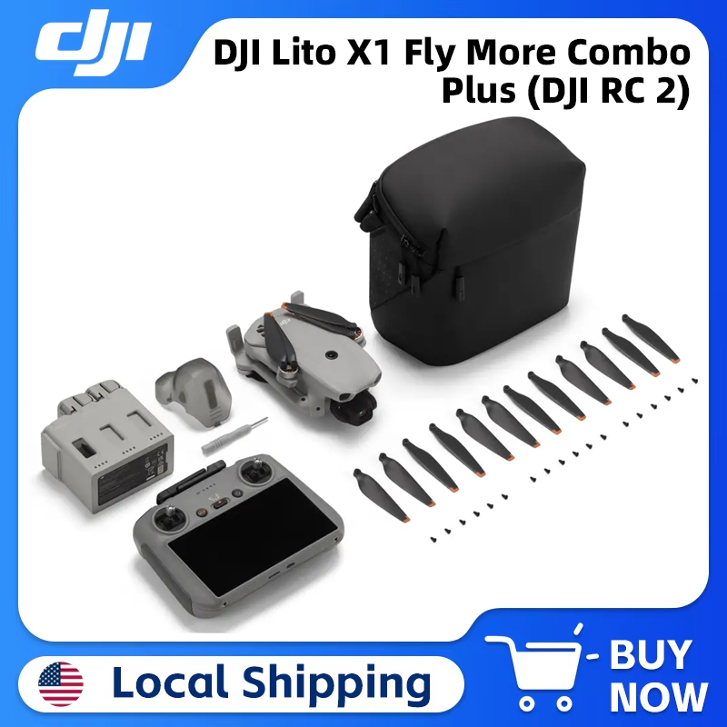 DJI Lito X1 Fly More Combo Plu - Drone Dji Rc Plus 2 บทวิจารณ์และราคา