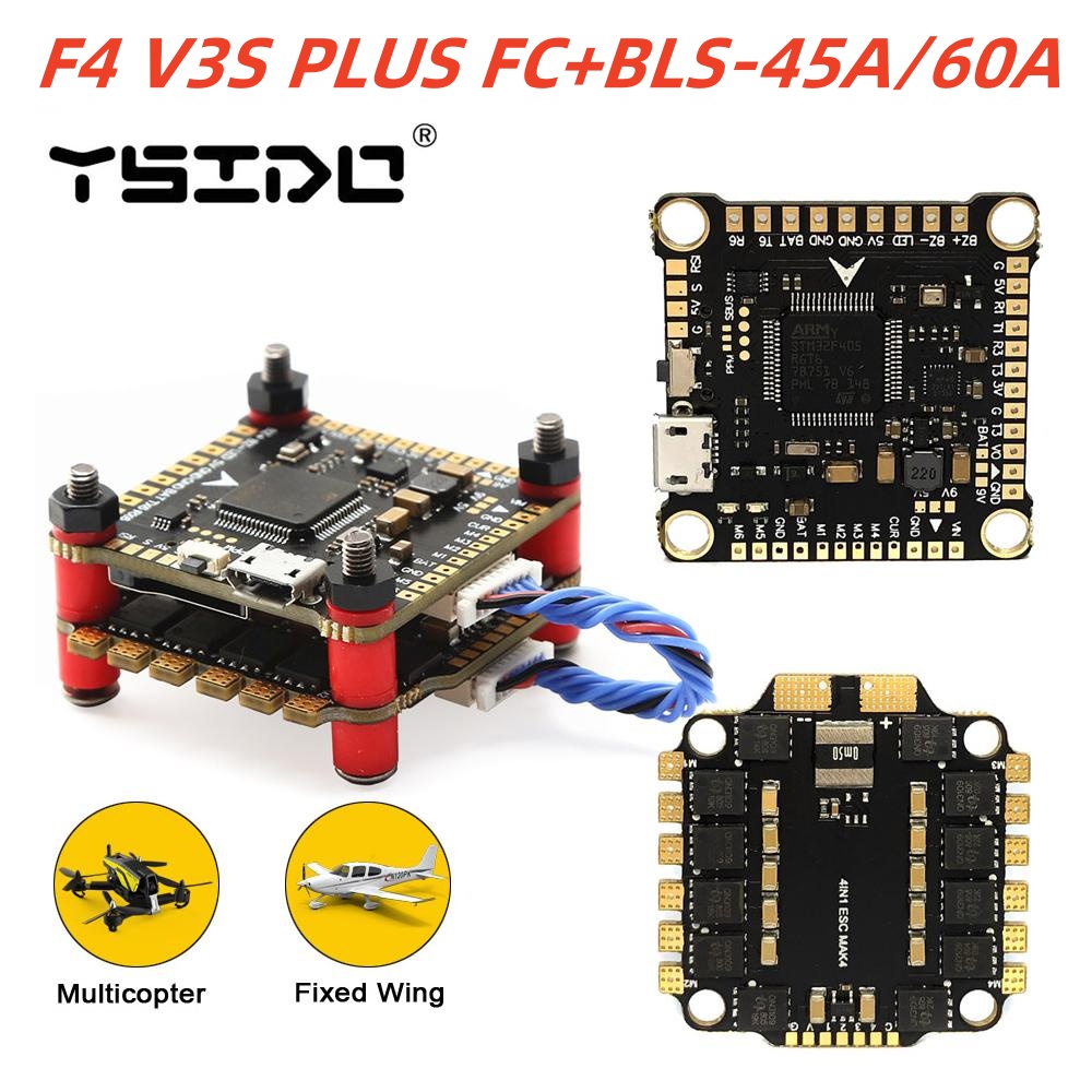 YSIDO ใหม่ F4 V3S PLUS Flight  - Betaflight Fc F4 บทวิจารณ์และราคา